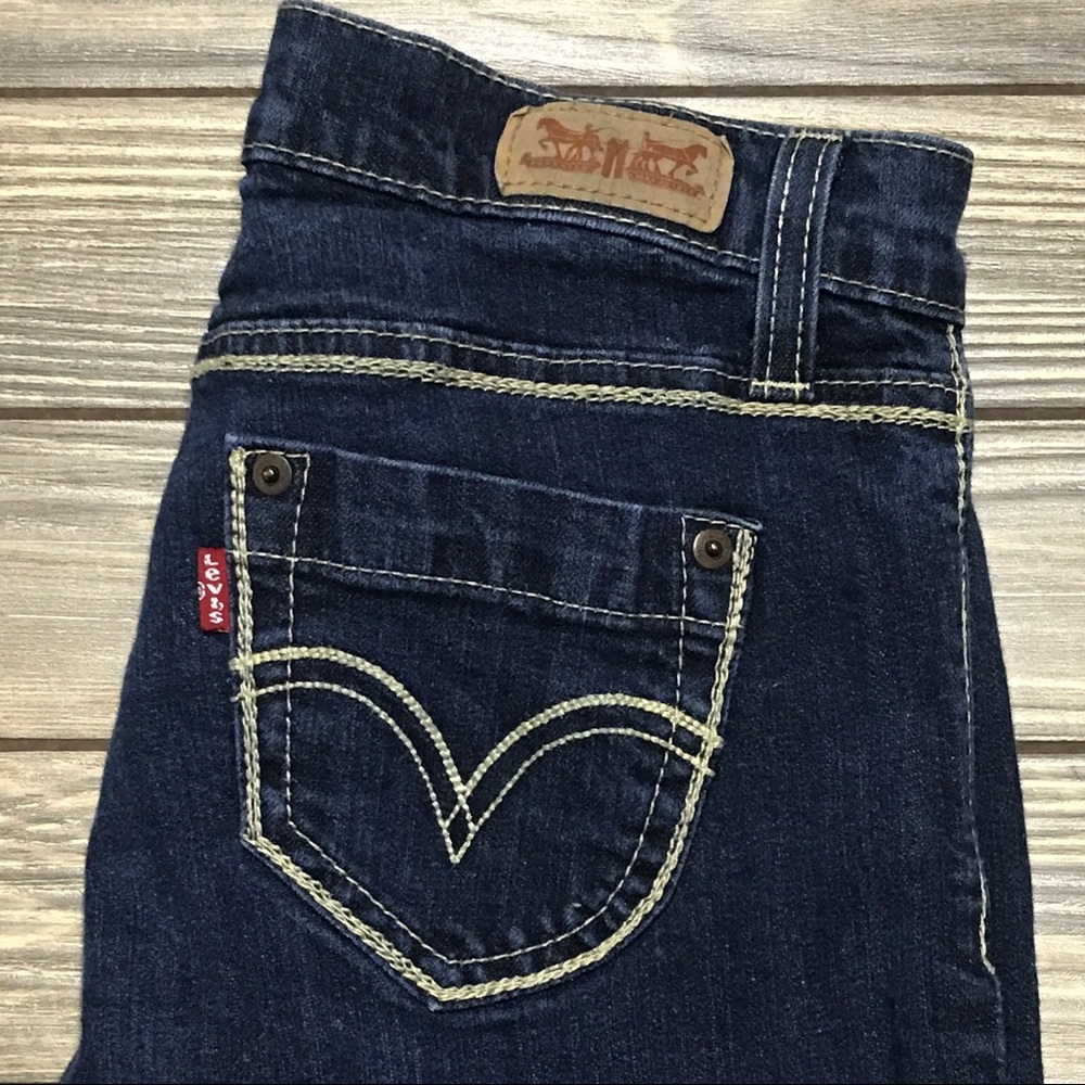 Levi’s | 524 Too Superlow Dark Wash Skinny Jeans